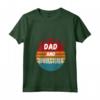 Donna Ho due Titoli Papà e Tappezziere Maglietta con Collo a V - Regalo per Papà Lavoratore - Stile Vintage Retro