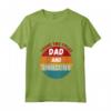 Donna Ho due Titoli Papà e Tappezziere Maglietta con Collo a V - Regalo per Papà Lavoratore - Stile Vintage Retro