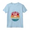 Donna Ho due Titoli Papà e Tappezziere Maglietta con Collo a V - Regalo per Papà Lavoratore - Stile Vintage Retro