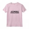 Donna Tappezziere dell'automobile - Maglietta con Collo a V - Regalo Originale per Appassionati di Auto - Ideale per Compleanno o Natale