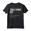 Tennis Da Tavolo Ragazzo Definizione Pingpong Torneo Palla - Maglietta Giocatore di Ping-Pong - Ideale per Regalo o per gli Amanti del Ping Pong