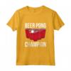 Beer Pong Champion - Birra Ping Pong Maglietta Divertente per Feste e Tornei - Regalo Perfetto per Uomini e Donne