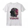 HapTiger Infinity War Vision Big Head Profile Maglietta - Officially Licensed Marvel Apparel for Fans - Buy Now!