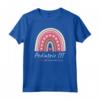 Camicia OT Pediatrica Boho Rainbow - Maglietta Terapia Occupazionale per Bambini - Arcobaleno Boho Chic
