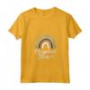 Donna Boho Retro Vintage Rainbow Terapista Occupazionale Terapista Maglietta con Collo a V - Stile Retro e Colorato per Terapisti Pediatrici