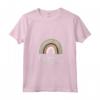 Donna Boho Retro Vintage Rainbow Terapista Occupazionale Terapista Maglietta con Collo a V - Stile Retro e Colorato per Terapisti Pediatrici