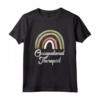 Boho Retro Vintage Rainbow Terapista Occupazionale - Maglietta Colorata per Terapia Pediatrica - Stile Retro OT