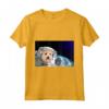 HapTiger Norwich Terrier Maglietta - Doge to the Moon Space-themed T-shirt for Dog Lovers and Astronomers