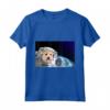 HapTiger Norwich Terrier Maglietta - Doge to the Moon Space-themed T-shirt for Dog Lovers and Astronomers