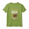 Gesù e il cane - Norwich Terrier Maglietta per Cristiani Devoti - Walking with Jesus Slogan