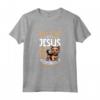 Gesù e il cane - Norwich Terrier Maglietta per Cristiani Devoti - Walking with Jesus Slogan