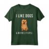 Funny I Like Norwich Terrier Dogs And Maybe 3 People - Maglietta per Amanti dei Cani Norwich Terrier - Ideale Regalo per Chi Ama i Cani