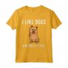 Funny I Like Norwich Terrier Dogs And Maybe 3 People - Maglietta per Amanti dei Cani Norwich Terrier - Ideale Regalo per Chi Ama i Cani