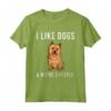 Funny I Like Norwich Terrier Dogs And Maybe 3 People - Maglietta per Amanti dei Cani Norwich Terrier - Ideale Regalo per Chi Ama i Cani