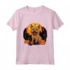 HapTiger Halloween Maglietta - Norwich Terrier Halloween Love per Proprietari e Amanti - Ideale per Halloween