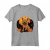 HapTiger Halloween Maglietta - Norwich Terrier Halloween Love per Proprietari e Amanti - Ideale per Halloween
