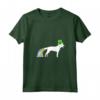 Donna Giorno di San Patrizio Rainbow Dog - Belga Tervuren Maglietta con Collo a V per Patty's Day - Ideale per Compleanno, Natale e Giornata internazionale del cane