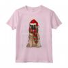 Natale Ugly Christmas Belgian Tervuren Maglietta - Regalo Divertente per Amanti dei Cani - Santa Hat Xmas