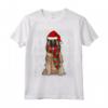 Natale Ugly Christmas Belgian Tervuren Maglietta - Regalo Divertente per Amanti dei Cani - Santa Hat Xmas