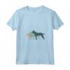 Donna Cane Mamma & Papà Silhouette - Vintage Belga Tervuren Maglietta con Collo a V - Abbigliamento per Cani Belga Tervuren - Ideale per Compleanno o Natale