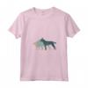 Donna Cane Mamma & Papà Silhouette - Vintage Belga Tervuren Maglietta con Collo a V - Abbigliamento per Cani Belga Tervuren - Ideale per Compleanno o Natale
