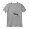 Donna Cane Mamma & Papà Silhouette - Vintage Belga Tervuren Maglietta con Collo a V - Abbigliamento per Cani Belga Tervuren - Ideale per Compleanno o Natale