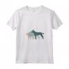 Donna Cane Mamma & Papà Silhouette - Vintage Belga Tervuren Maglietta con Collo a V - Abbigliamento per Cani Belga Tervuren - Ideale per Compleanno o Natale