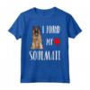 Trovato Mia Anima Gemella Belgian Tervuren Maglietta - Regalo per Amante dei Cani - Design Divertente