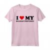 I Heart Dog Dad Mom - Amo Tervuren belga Maglietta - Ideale per gli Amanti dei Cani Tervuren - Perfetto per Regali e Feste
