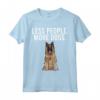 Less People More Dogs Belgian Tervuren Maglietta - Design Divertente per Amanti dei Cani - Ideale per Introvertiti