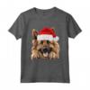 Cappello da Babbo Natale con Cane Belga Tervuren - Maglietta Invernale per Amanti dei Cani - Ideale per Natale