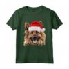 Cappello da Babbo Natale con Cane Belga Tervuren - Maglietta Invernale per Amanti dei Cani - Ideale per Natale