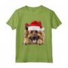 Cappello da Babbo Natale con Cane Belga Tervuren - Maglietta Invernale per Amanti dei Cani - Ideale per Natale