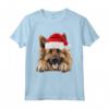 Cappello da Babbo Natale con Cane Belga Tervuren - Maglietta Invernale per Amanti dei Cani - Ideale per Natale