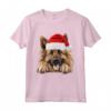 Cappello da Babbo Natale con Cane Belga Tervuren - Maglietta Invernale per Amanti dei Cani - Ideale per Natale