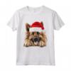 Cappello da Babbo Natale con Cane Belga Tervuren - Maglietta Invernale per Amanti dei Cani - Ideale per Natale