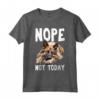 NOPE NOT TODAY - Divertente Maglietta Tervuren Belga per Amanti dei Cani - Ideale per Compleanno o Natale