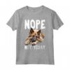 NOPE NOT TODAY - Divertente Maglietta Tervuren Belga per Amanti dei Cani - Ideale per Compleanno o Natale