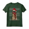 Ugly Christmas Xmas Belgian Tervuren Natale Maglietta - Design Divertente per Amanti dei Cani - Santa Claus Hat Incluso