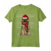 Ugly Christmas Xmas Belgian Tervuren Natale Maglietta - Design Divertente per Amanti dei Cani - Santa Claus Hat Incluso
