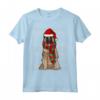 Ugly Christmas Xmas Belgian Tervuren Natale Maglietta - Design Divertente per Amanti dei Cani - Santa Claus Hat Incluso