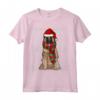 Ugly Christmas Xmas Belgian Tervuren Natale Maglietta - Design Divertente per Amanti dei Cani - Santa Claus Hat Incluso