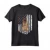 Bandiera Americana Bianco Belgian Tervuren Maglietta - American Flag 4th Of July Dog Tee - Ideale per Amanti dei Cani e Festeggiamenti del 4 Luglio