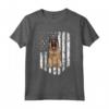 Bandiera Americana Bianco Belgian Tervuren Maglietta - American Flag 4th Of July Dog Tee - Ideale per Amanti dei Cani e Festeggiamenti del 4 Luglio