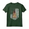 Bandiera Americana Bianco Belgian Tervuren Maglietta - American Flag 4th Of July Dog Tee - Ideale per Amanti dei Cani e Festeggiamenti del 4 Luglio