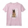 Bandiera Americana Bianco Belgian Tervuren Maglietta - American Flag 4th Of July Dog Tee - Ideale per Amanti dei Cani e Festeggiamenti del 4 Luglio