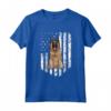 Bandiera Americana Bianco Belgian Tervuren Maglietta - American Flag 4th Of July Dog Tee - Ideale per Amanti dei Cani e Festeggiamenti del 4 Luglio
