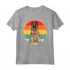 L'alba Vintage Retro Belgian Tervuren Maglietta - Design Divertente per Amanti dei Cani - Regalo Unico per Proprietari di Belgian Tervuren