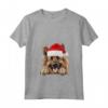 Cappello da Babbo Natale con Cane Belga Tervuren - Maglietta Invernale con Collo a V - Ideale per Amanti dei Cani a Natale