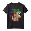 Bandiera Irlandese Americana Belga Tervuren Maglietta - Regalo per Amanti dei Cani - San Patrizio